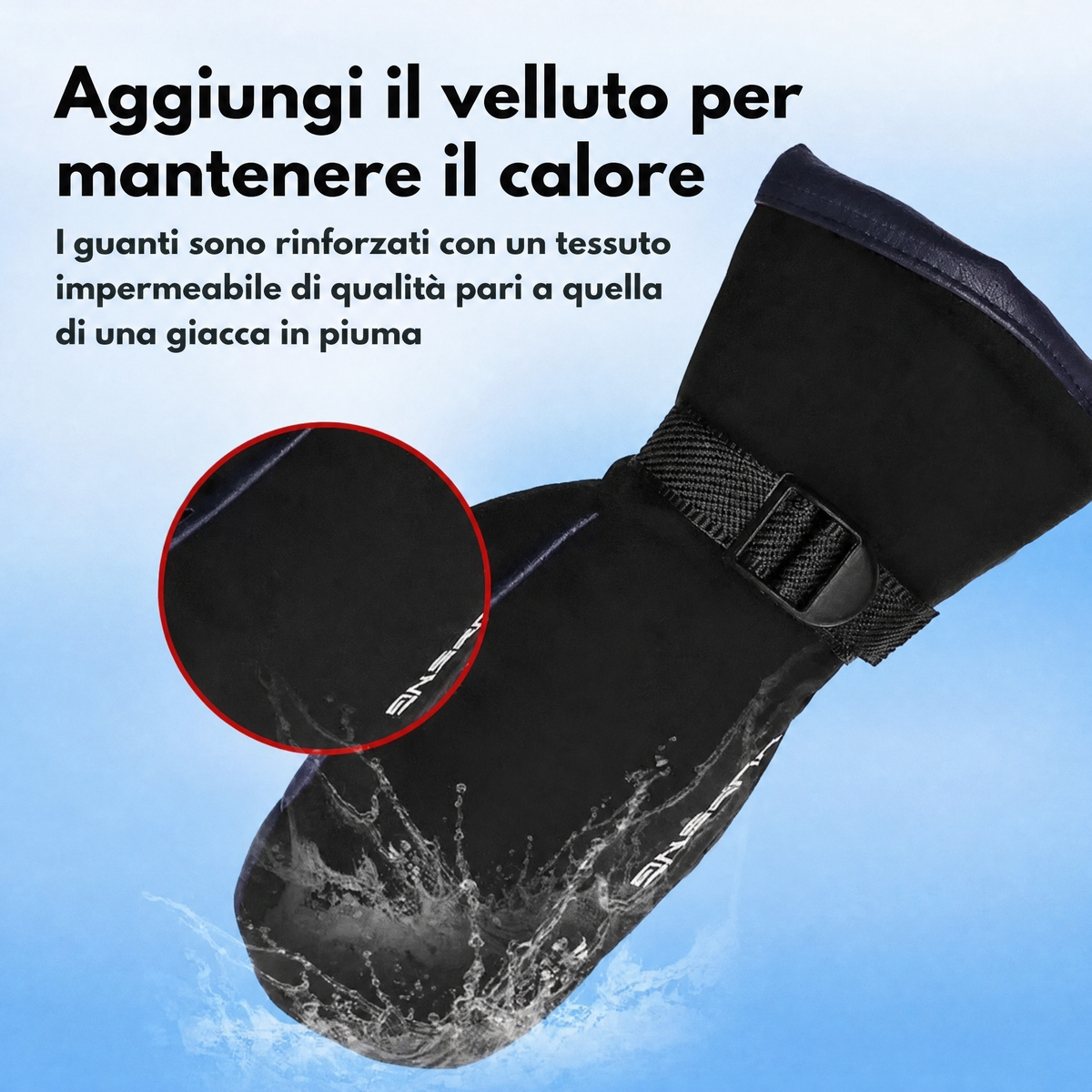 Guanti riscaldanti elettrici | Bifacciali, USB ricaricabili 10.000 mAh | Impermeabili per sci e moto