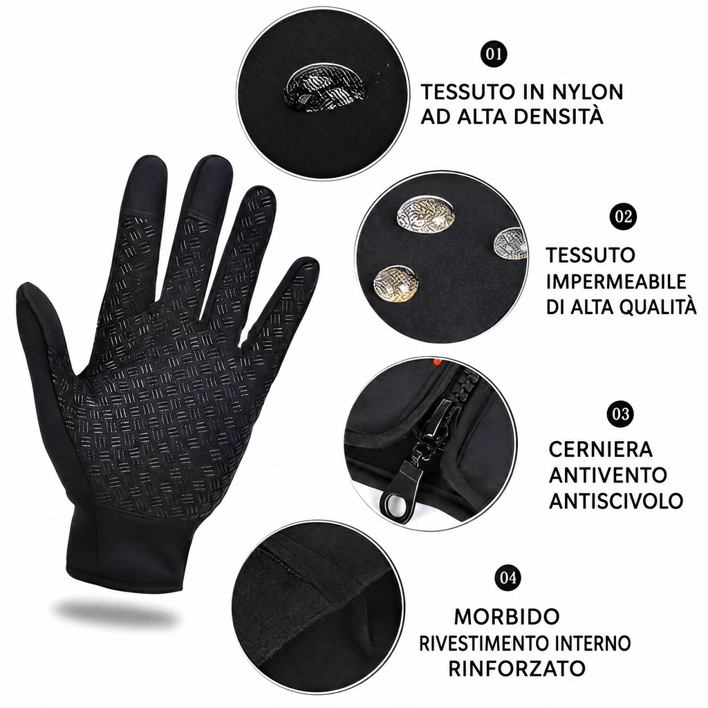 Guanti da ciclismo Guanti da sci per uomo e donna