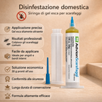 Gel in siringa per il controllo degli insetti in ambienti interni, eliminazione degli scarafaggi