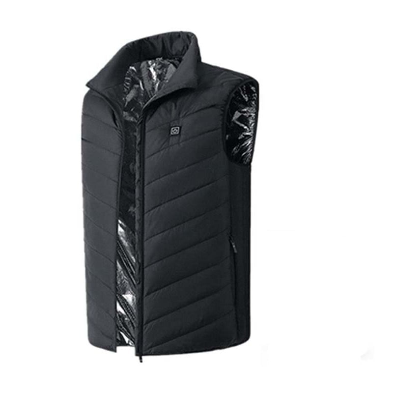 Giacca unisex riscaldata con materiale termico e idrorepellente regolabile