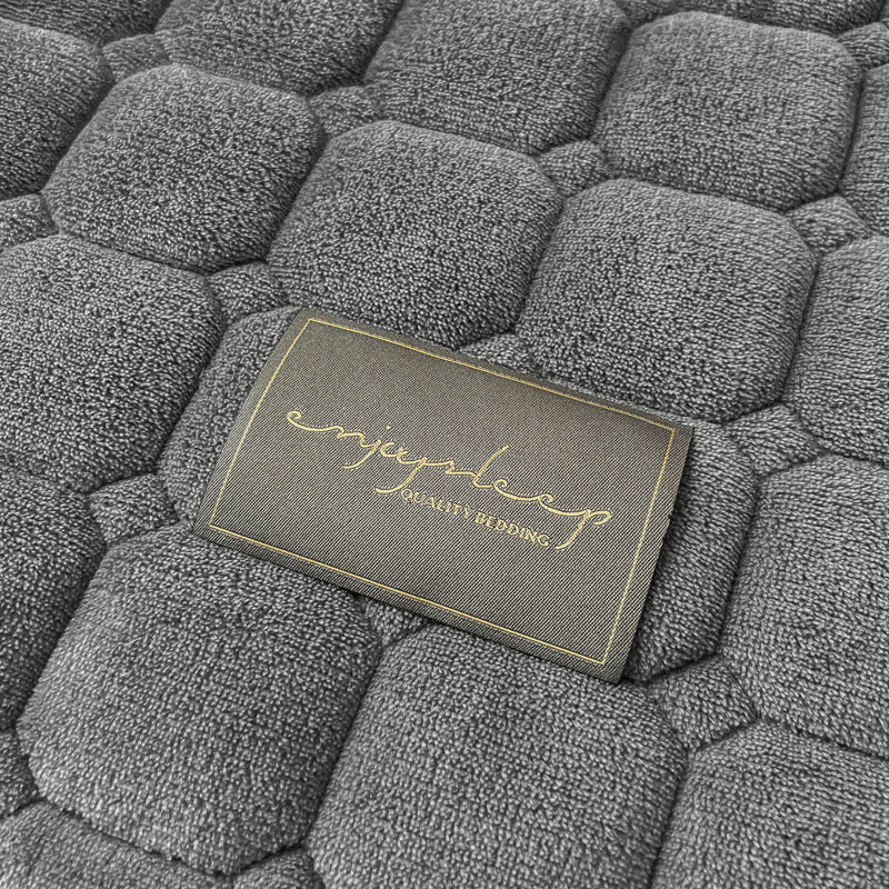 Coperta moderna morbida con trama quadrata | Elegante copriletto soffice e copridivano