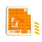 Puzzle in legno con calendario giornaliero