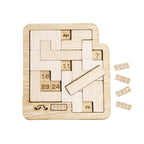 Puzzle in legno con calendario giornaliero