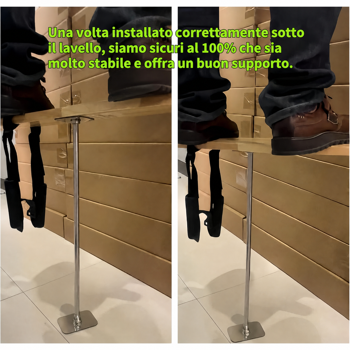 Kit di supporto per lavello sottotop
