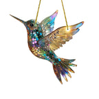 Decorazione da parete e finestra con colibrì cattura-sole sospeso
