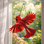 Decorazione da parete e finestra con colibrì cattura-sole sospeso