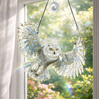 Decorazione da parete e finestra con colibrì cattura-sole sospeso