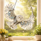 Decorazione da parete e finestra con colibrì cattura-sole sospeso