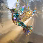 Decorazione da parete e finestra con colibrì cattura-sole sospeso