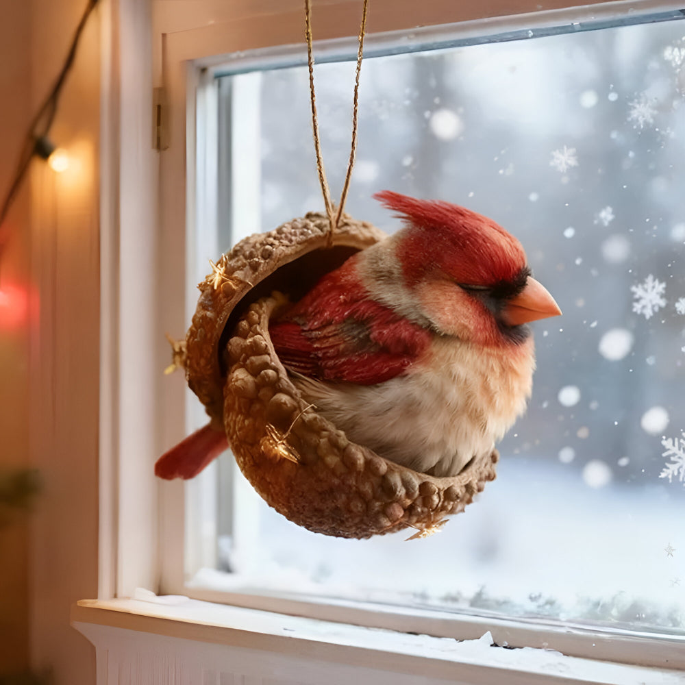 Decorazioni natalizie Albero ghianda con animali del bosco