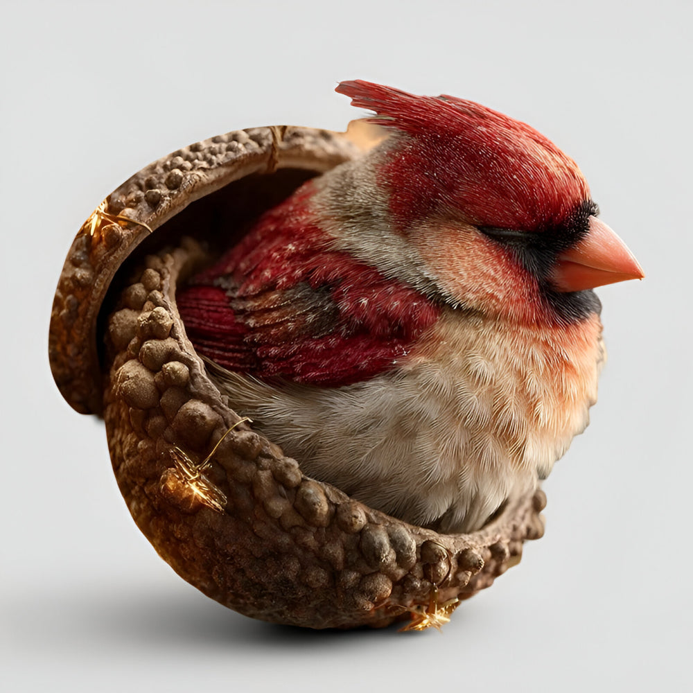Decorazioni natalizie Albero ghianda con animali del bosco