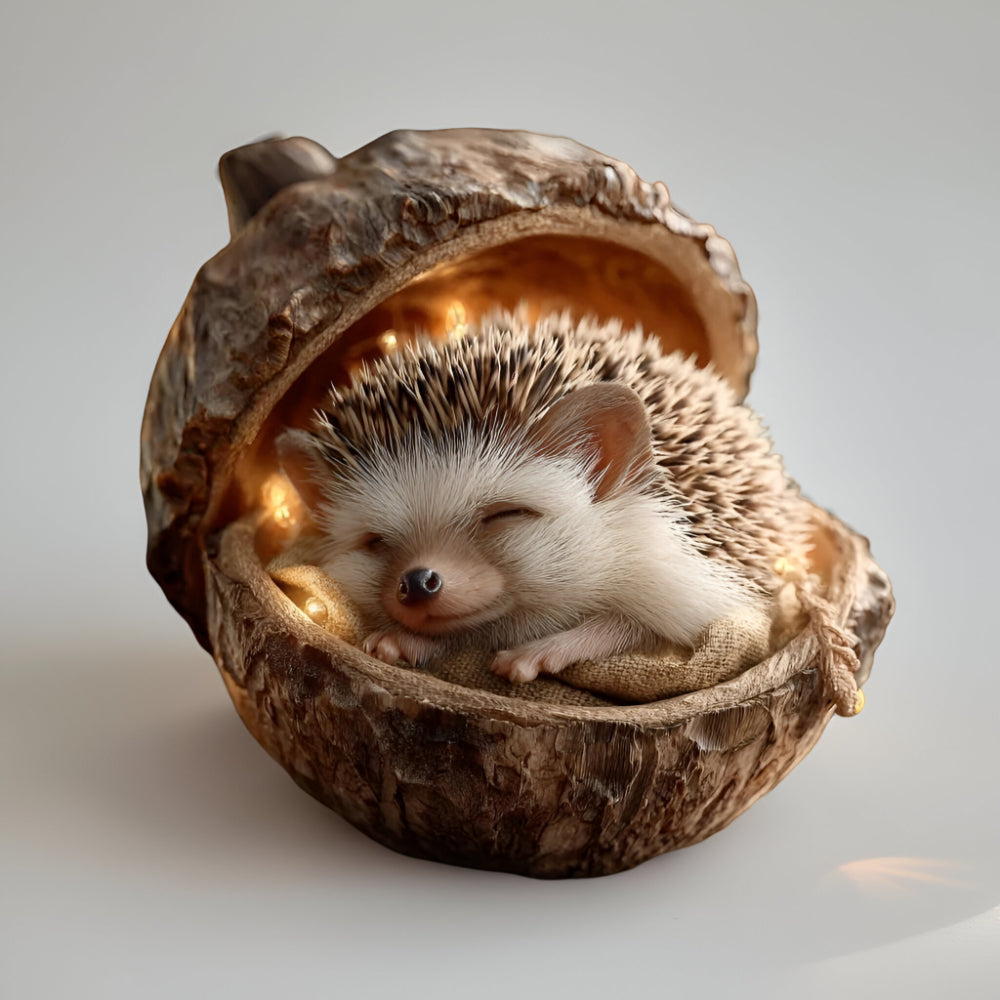 Decorazioni natalizie Albero ghianda con animali del bosco