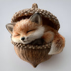 Decorazioni natalizie Albero ghianda con animali del bosco
