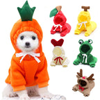 Costumi e abiti di Halloween per cani con magliette personalizzate Felpa con cappuccio in pile con cappuccio originale per piccoli