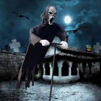 Spaventose decorazioni di Halloween all'aperto