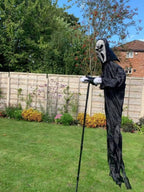 Spaventose decorazioni di Halloween all'aperto