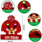 Cappello di Natale illuminato