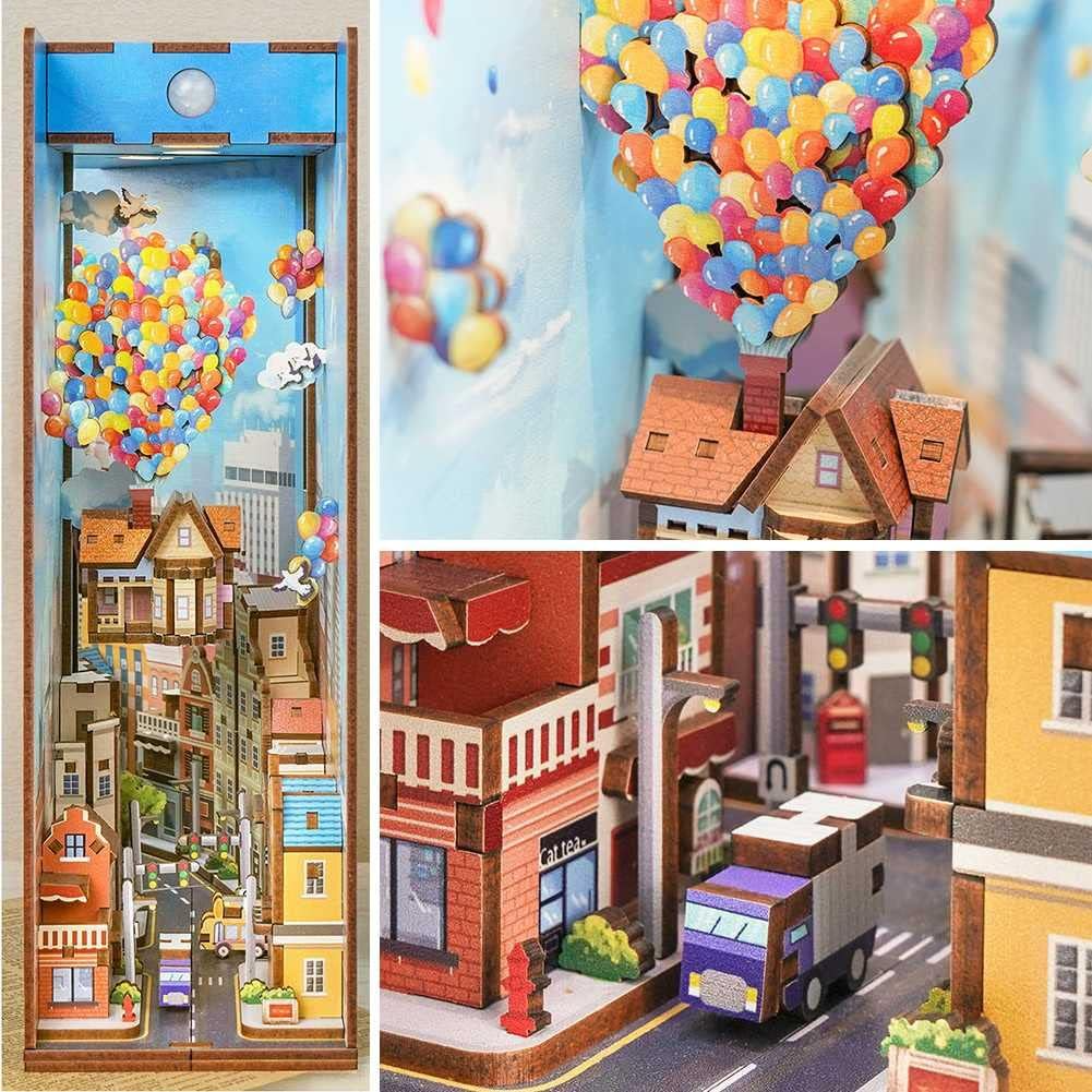 Magisches 3D Holz Puzzle Buchregal Set | Mondo fantastico