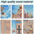 Magisches 3D Holz Puzzle Buchregal Set | Mondo fantastico