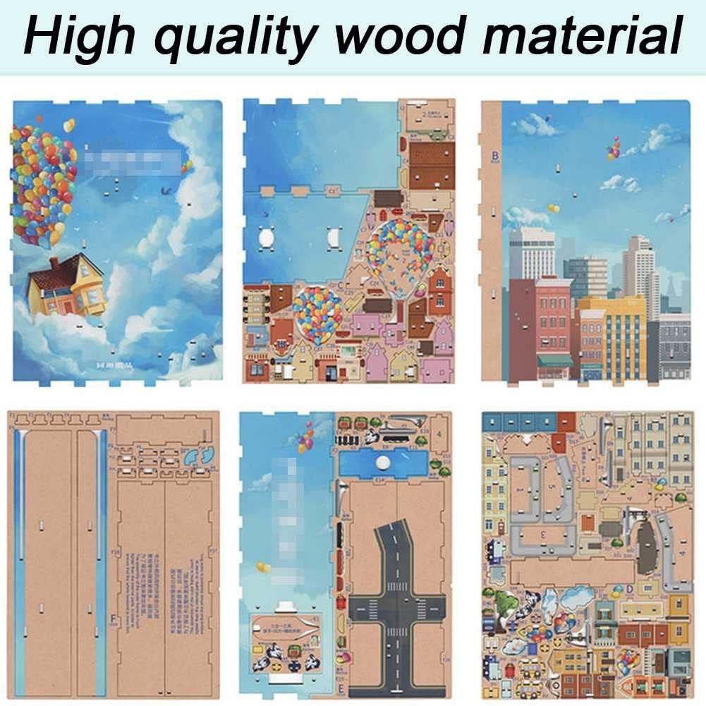 Magisches 3D Holz Puzzle Buchregal Set | Mondo fantastico