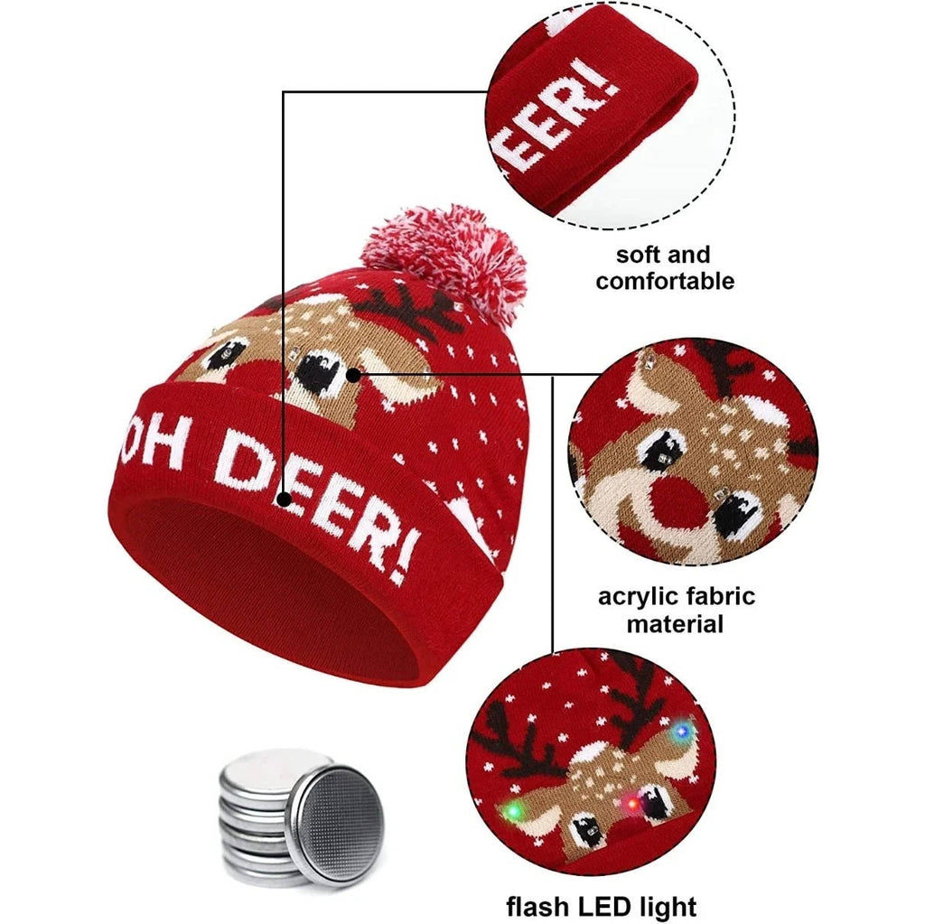 Cappello di Natale illuminato