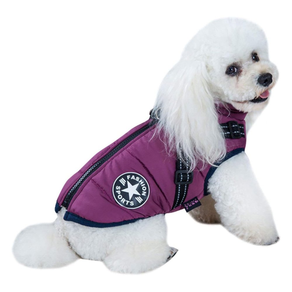 Cappotto impermeabile per cani AquaPup per giornate piovose e tempo freddo