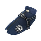 Cappotto per cani impermeabile DryPaw con pettorina integrata per l'inverno