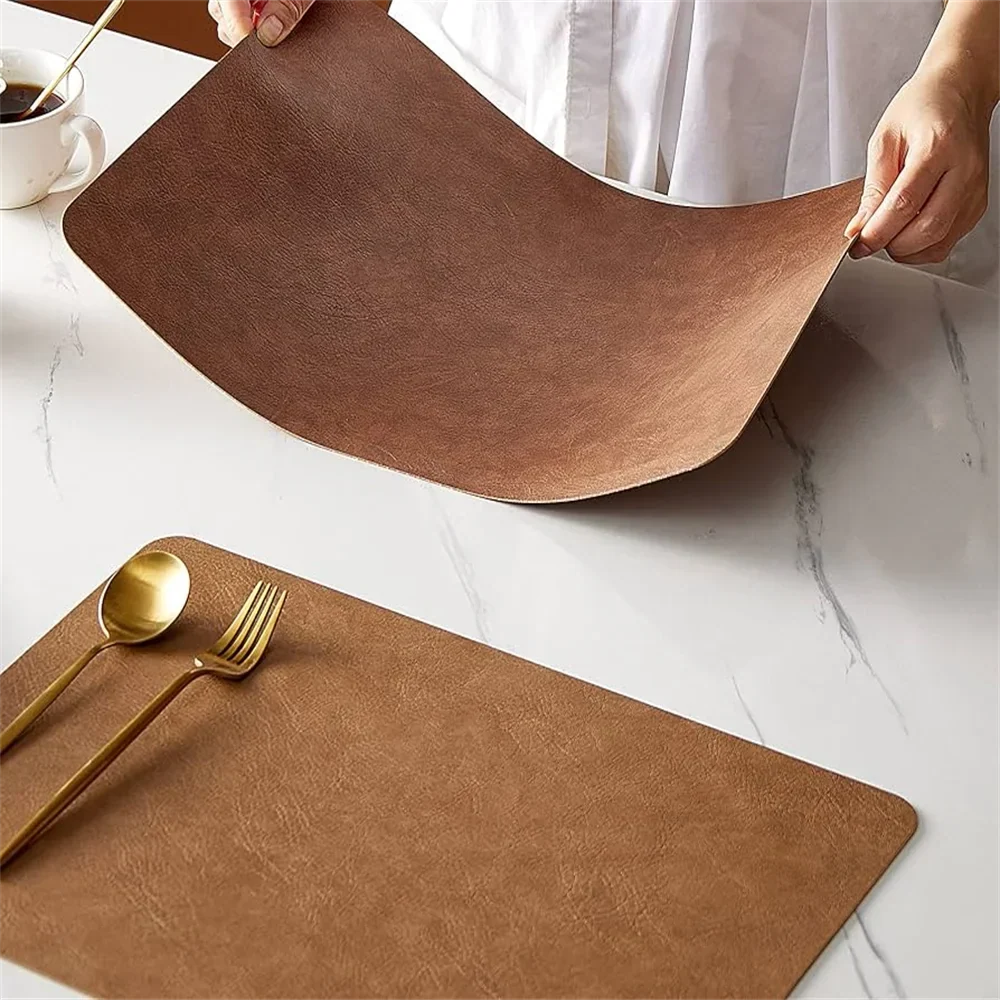DuoMat | Tovagliette in similpelle double-face | Resistente al calore e impermeabile