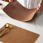 DuoMat | Tovagliette in similpelle double-face | Resistente al calore e impermeabile