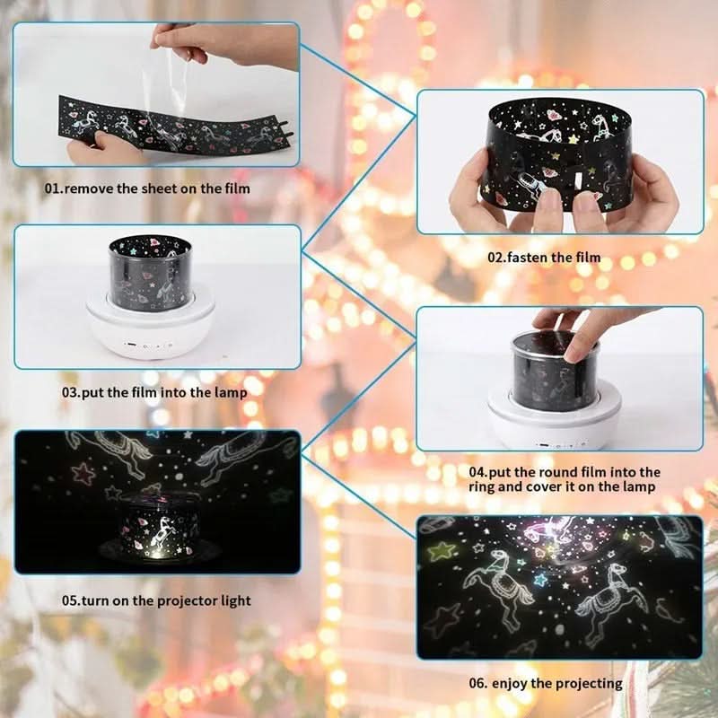 Magico proiettore di stelle per la cameretta dei bambini