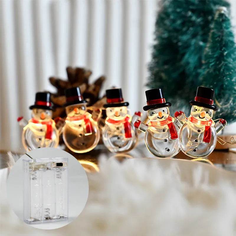 Luci decorative per modellare il pupazzo di neve di Natale di Natale