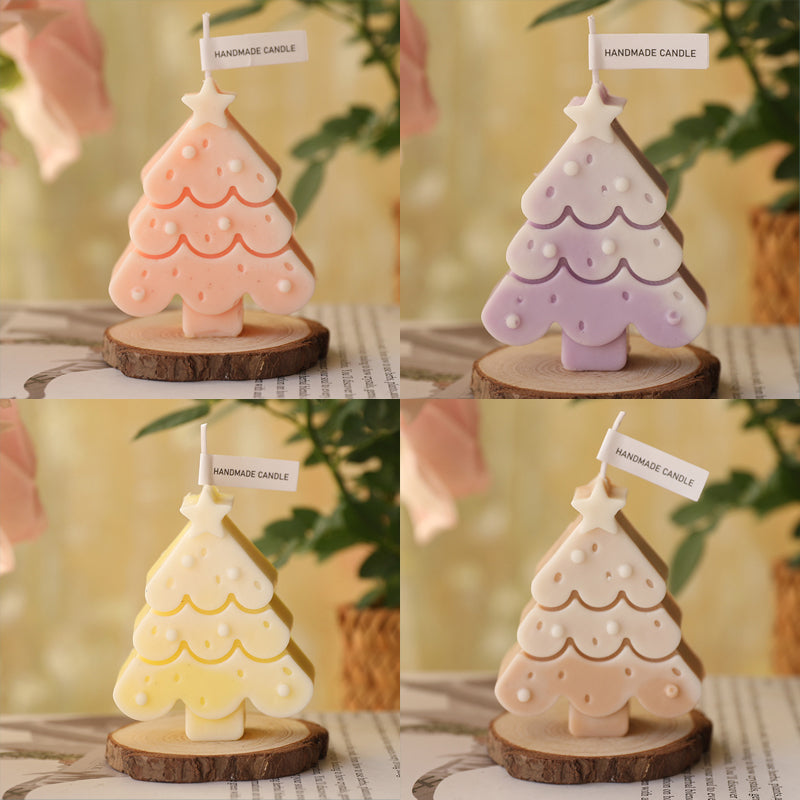 Decorazione candele natalizie, 4 pz