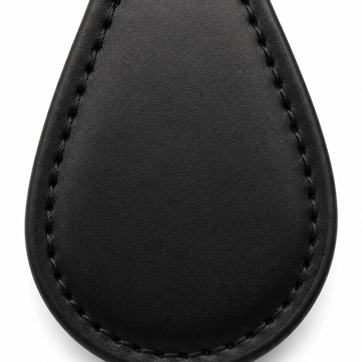 Portachiavi nero minimalista in pelle