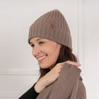 CozyMerino Beanie - Cappello di lusso in lana merino da donna