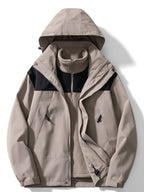 Giacca 3 in 1 impermeabile da donna - Inverno in pile rilassato