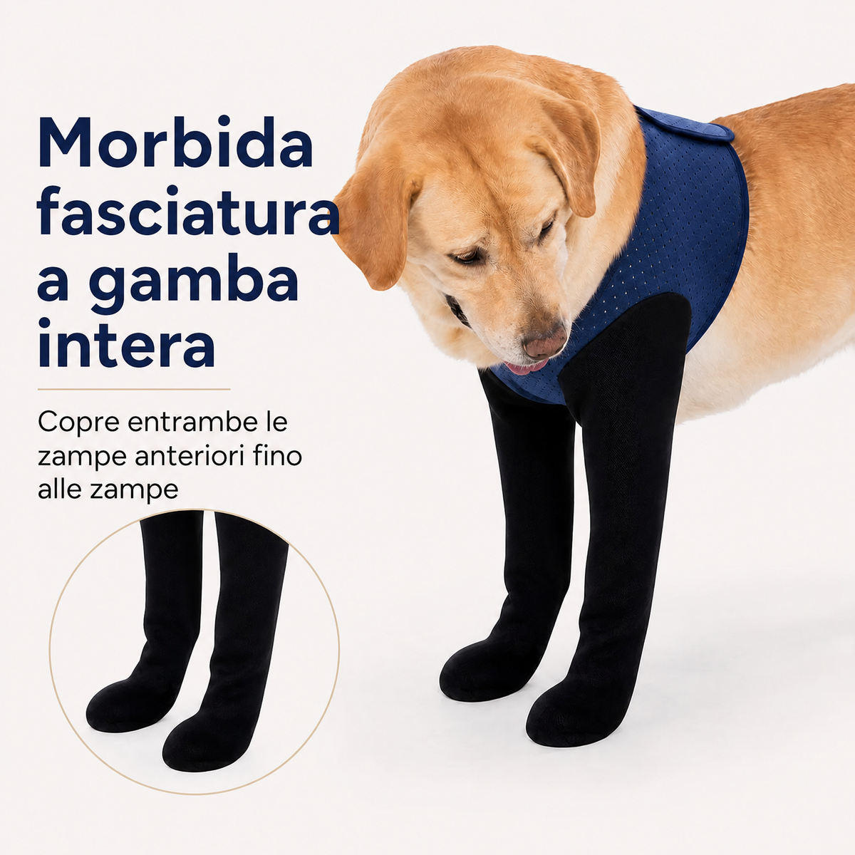 PawGuard maniche di recupero doppie per zampe anteriori dei cani - Protezione anti-leccamento senza collare elisabettian