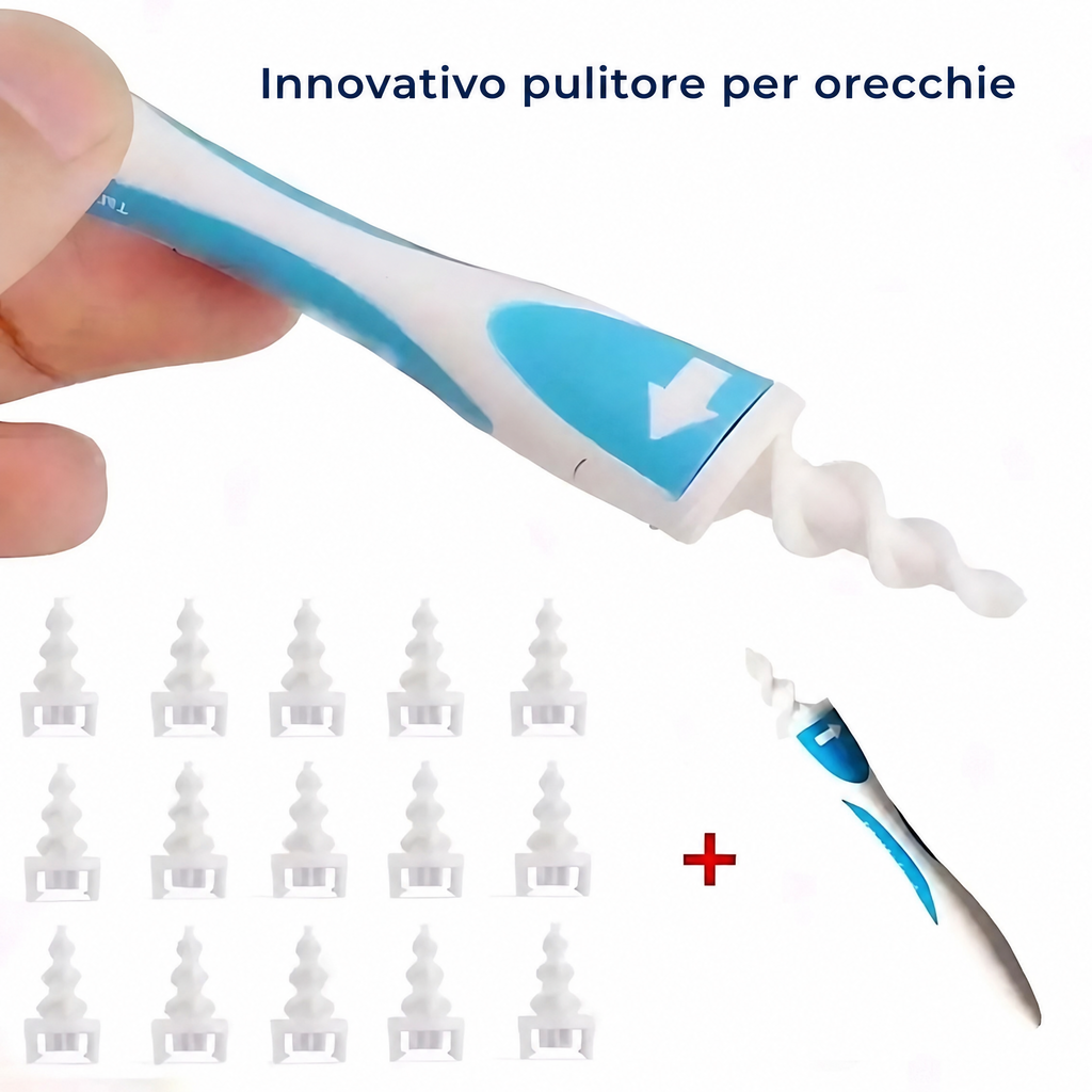 ClearEar | Rimuovi Cerume in Silicone – Sicuro – Non Invasivo – Flessibile per l’Igiene dell’Orecchio – Comfort Uditivo 