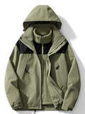 Giacca 3 in 1 impermeabile da donna - Inverno in pile rilassato