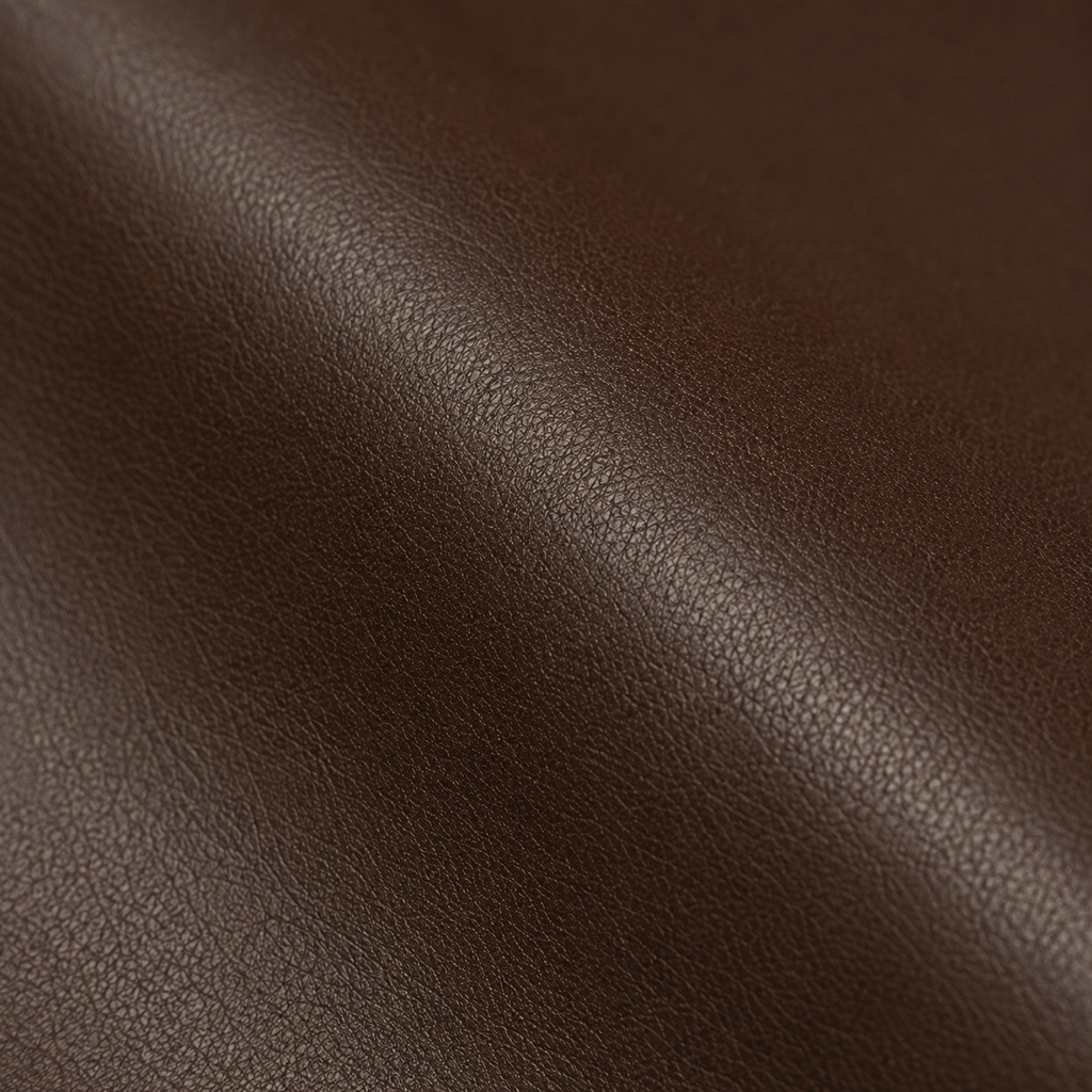 Portachiavi elegante in pelle marrone