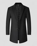 Trench lungo da uomo - Elegante soprabito invernale