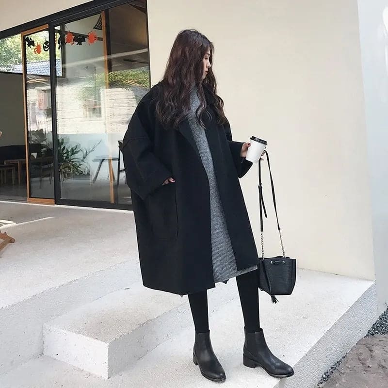 Trench oversize elegante da donna per business e casual