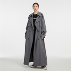 Trench lungo oversize da donna