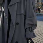 Trench lungo oversize da donna