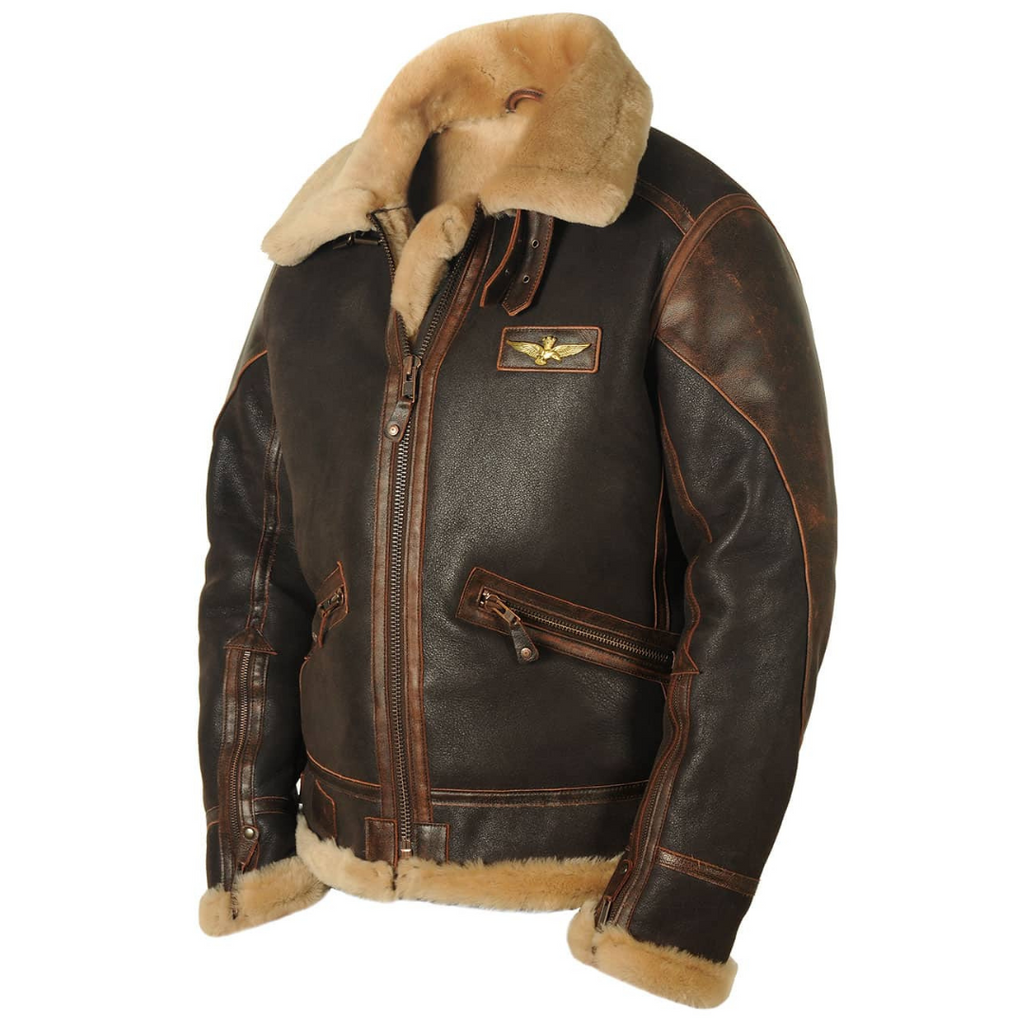 Giacca da aviatore resistente per calore e stile invernali