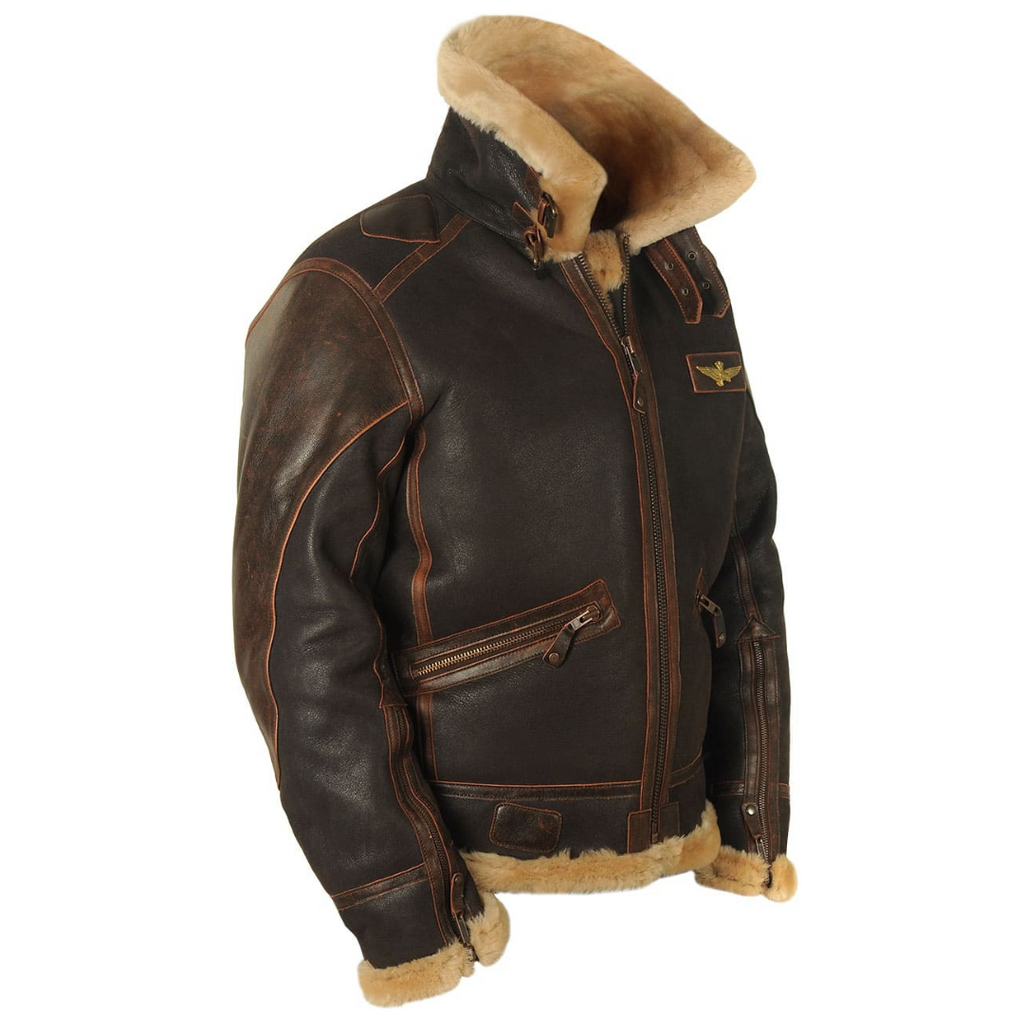 Giacca da aviatore resistente per calore e stile invernali