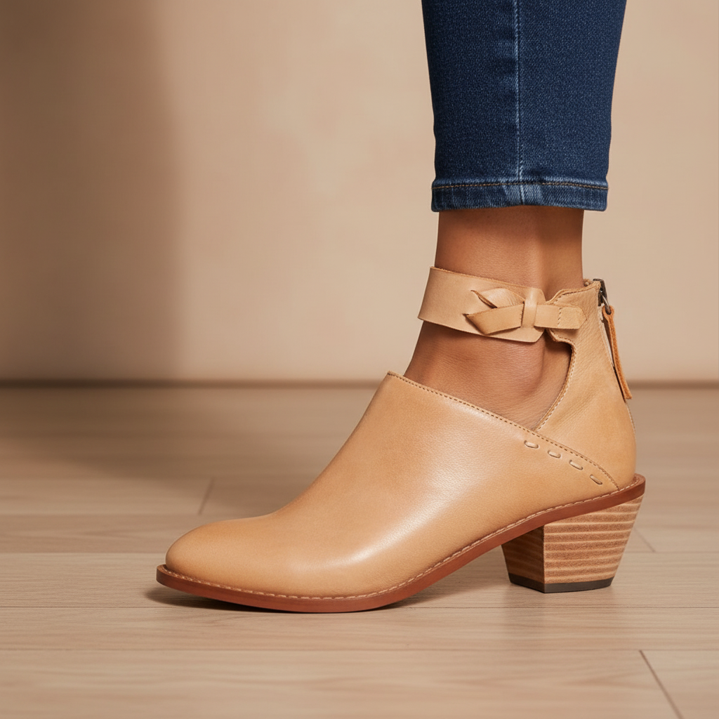 Stivaletti eleganti con tacco medio da donna