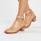 Stivaletti eleganti con tacco medio da donna