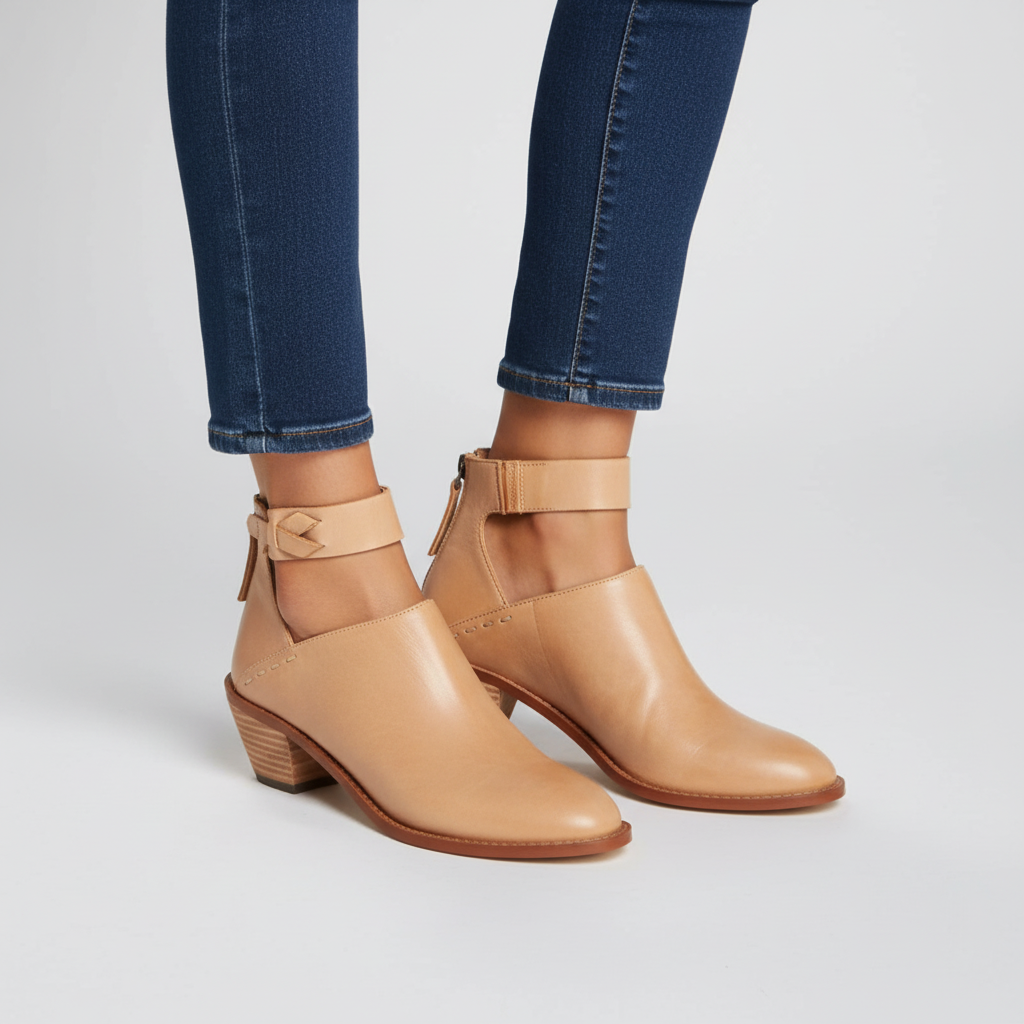 Stivaletti eleganti con tacco medio da donna