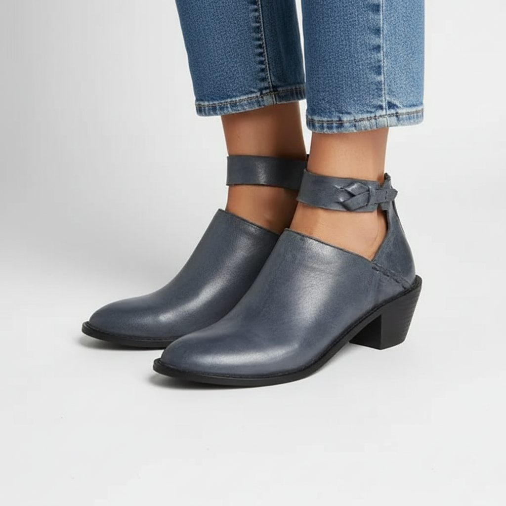Stivaletti eleganti con tacco medio da donna