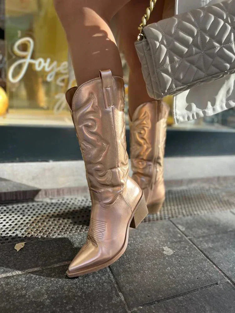 Stivali da cowboy eleganti da donna